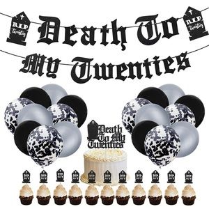 Death To My Twenties 30th Birthday Decorations